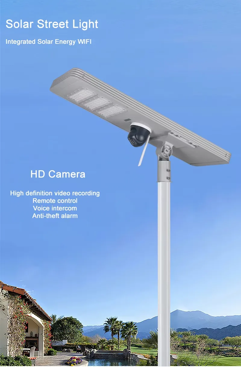 TR348 with camera All in one solar street light